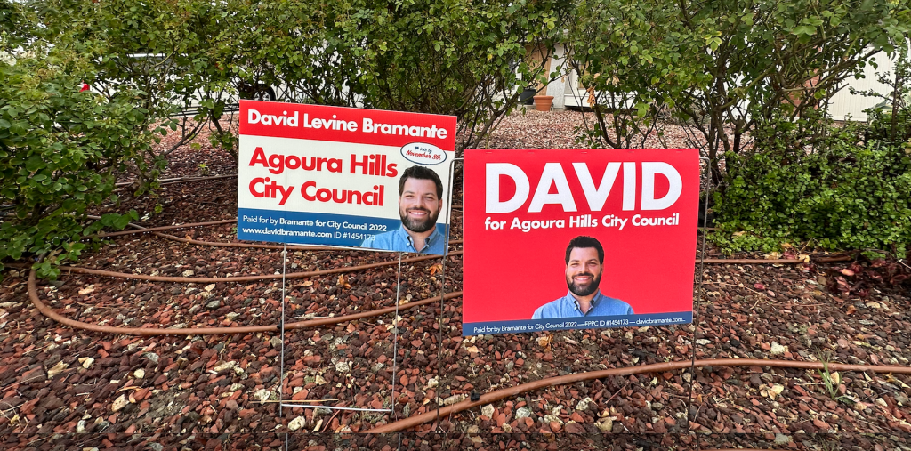 Bramante 2022 - Cropped double yard signs