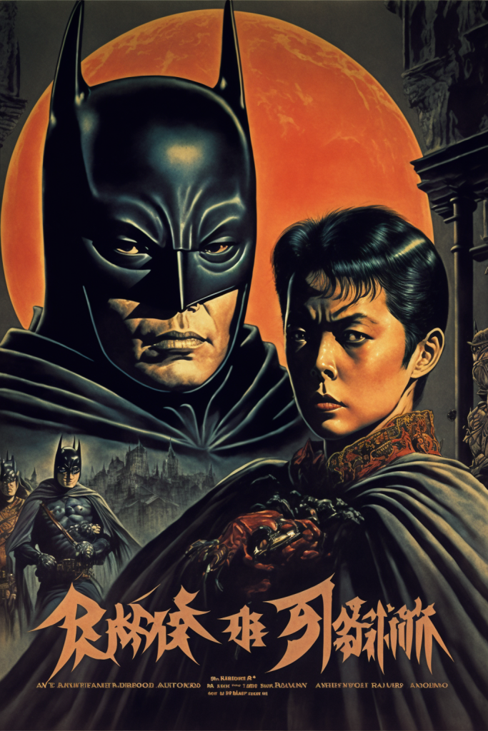 The Batman by Akira Kurosawa - AI Generated Fan Art by David Levine Bramante - Movie Poster 1